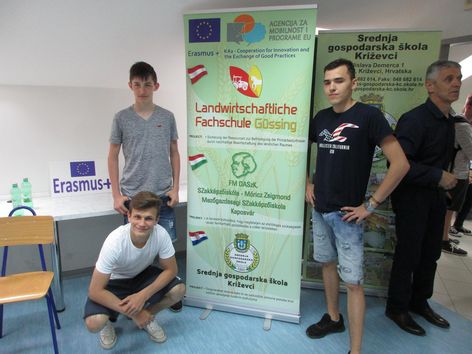 Schülergruppe in Kroatien